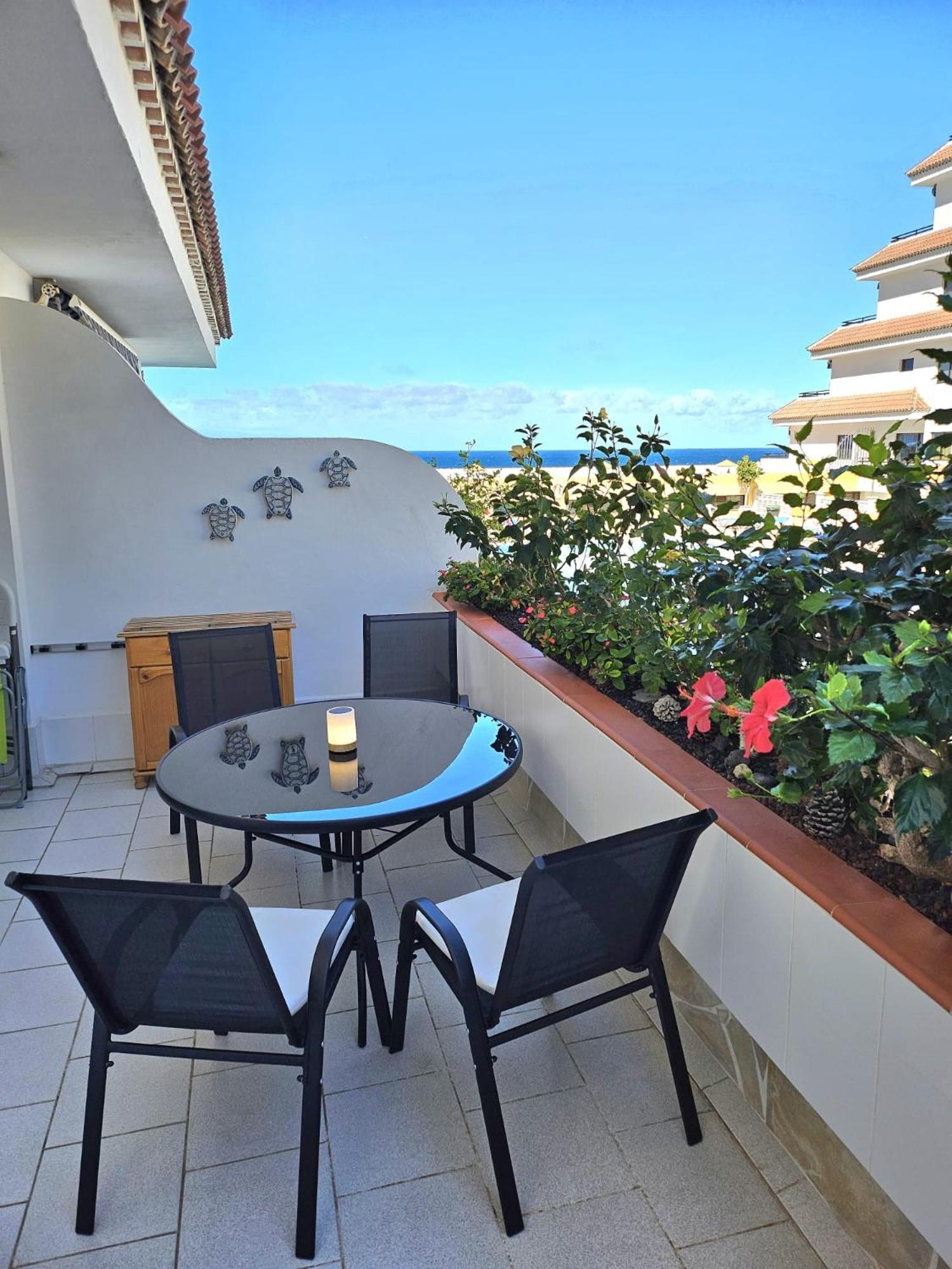 Аппартаметы Seguro De Sol Playa De La Arena Puerto de Santiago  Exterior foto